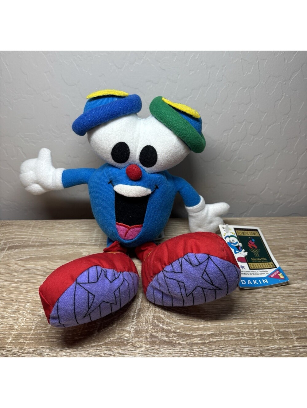 Vintage 1996 Atlanta Olympics Izzy Mascot Plush Dakin NWT Stuffed Animal 12”